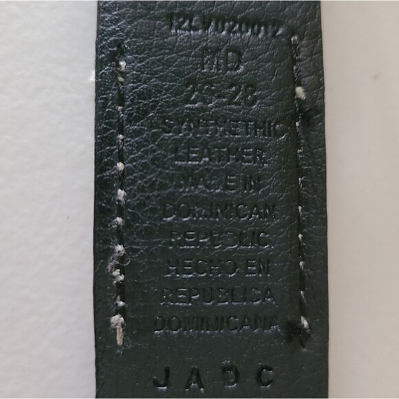 levi strauss & co youth kids brown black faux leather belt size M (26-28) - Picture 4 of 5